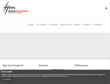 Tablet Screenshot of fundaciojoanmaragall.org